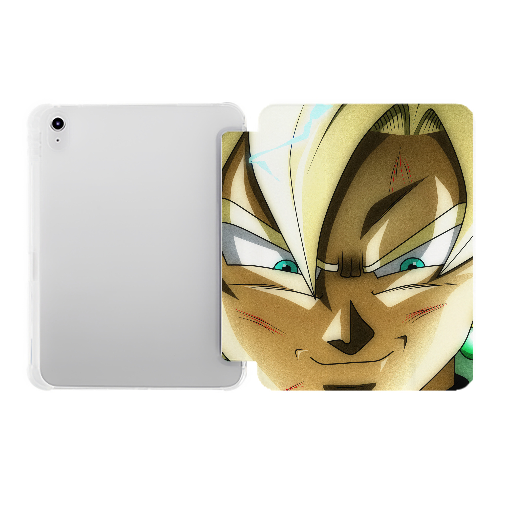 （画像用） ドラゴンボール DRAGON BALL IPad ケース ペン収納付き 三つ折りスタンド PUレザー×シリコン 対応機種9.5/10.5/10.9インチ